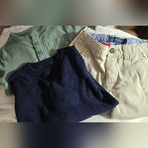 Toddler size 2T lot 5 - 3 pca. 2 shirts & khaki pants